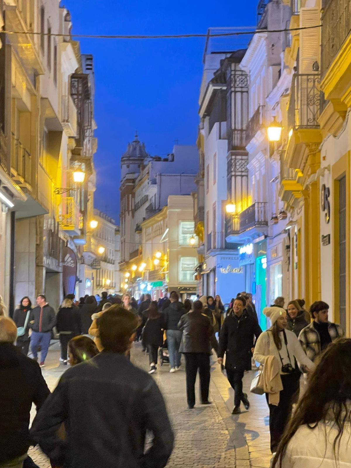 dusk on sevilla street