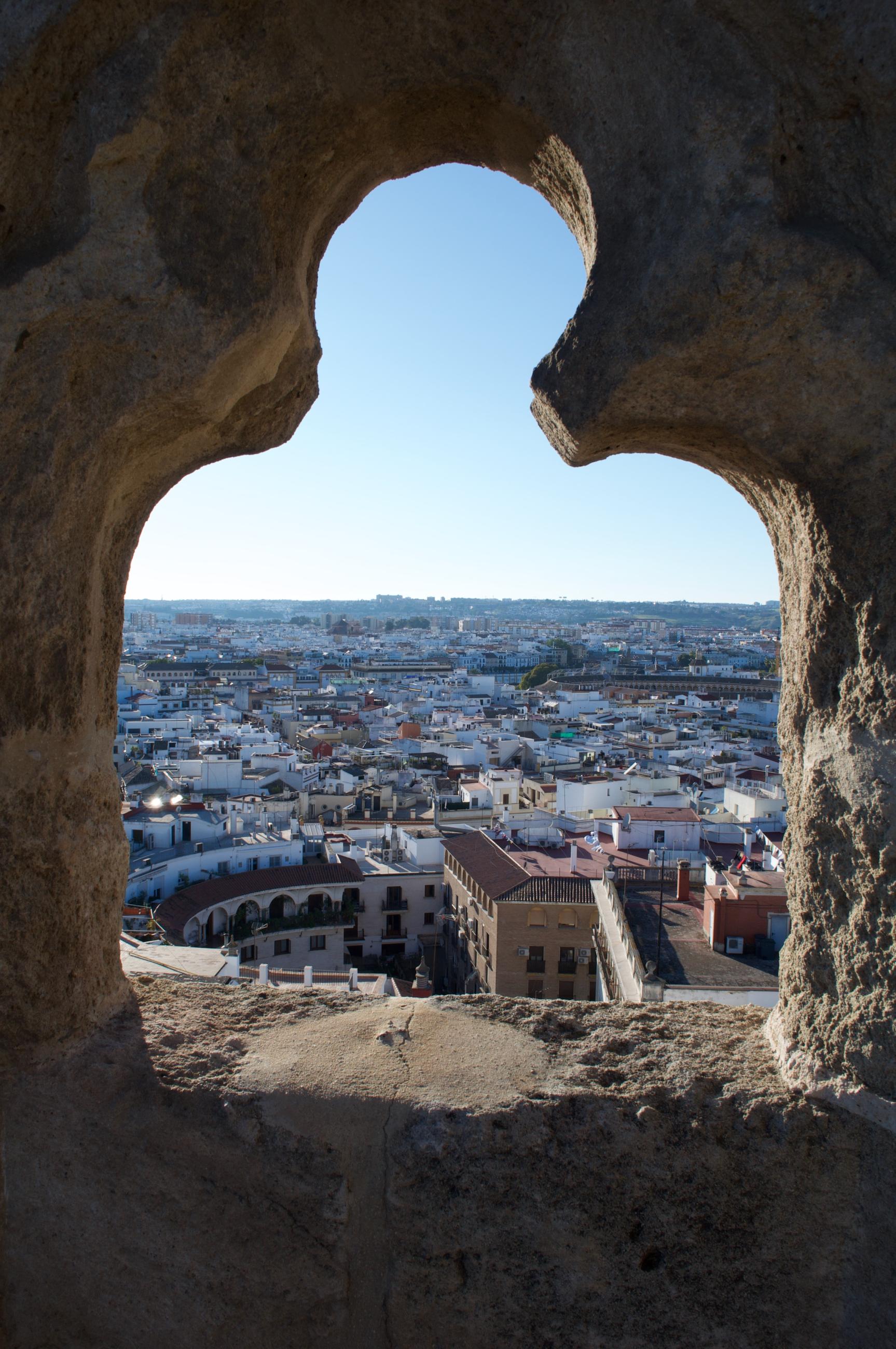 City through a wall