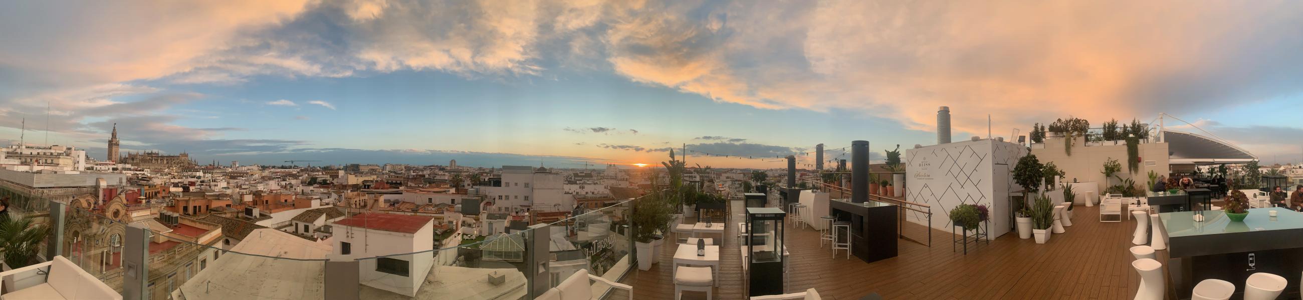Panoramic View on our first night