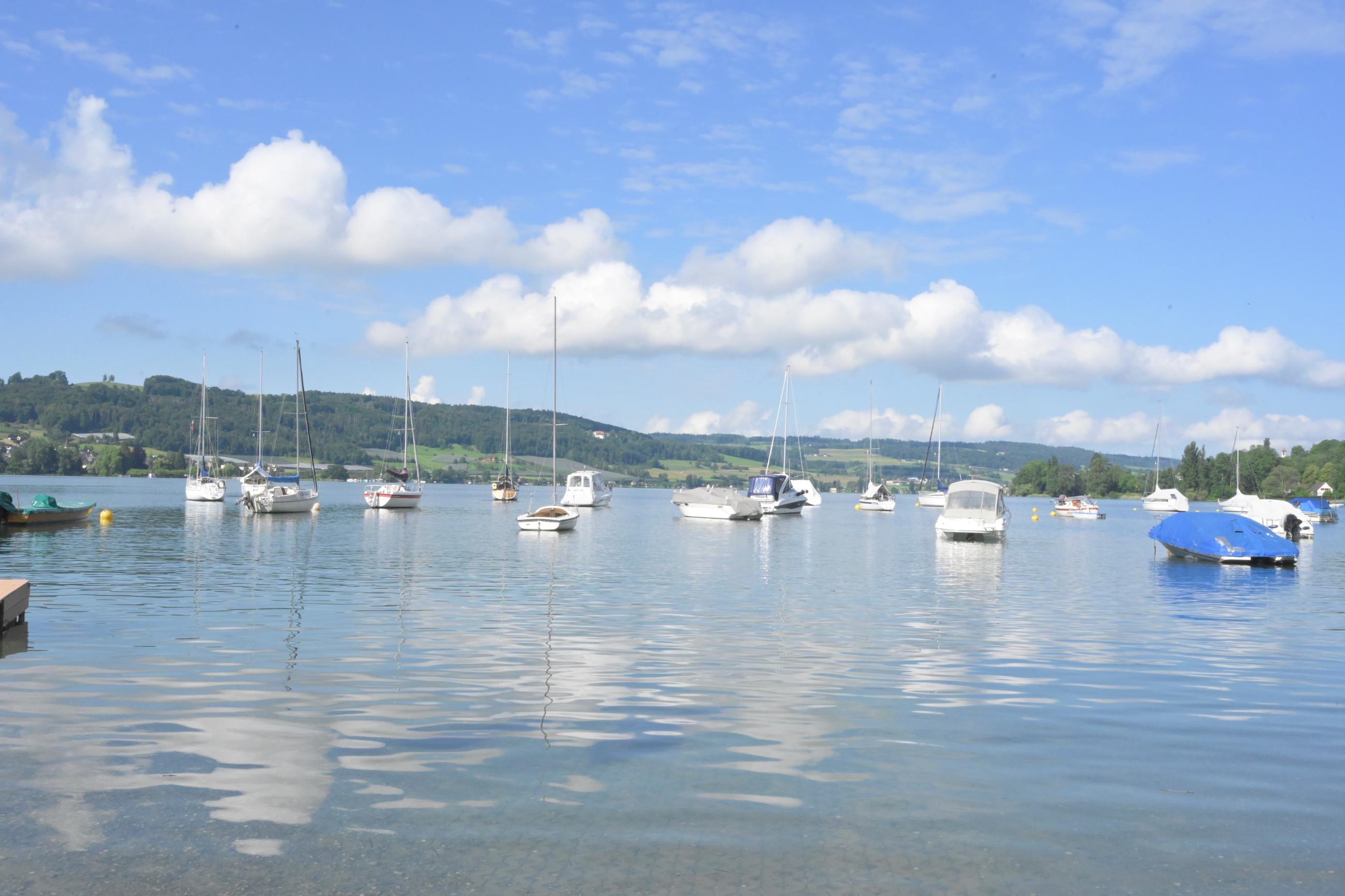 Boats on the Bodensee, Wangen Germany