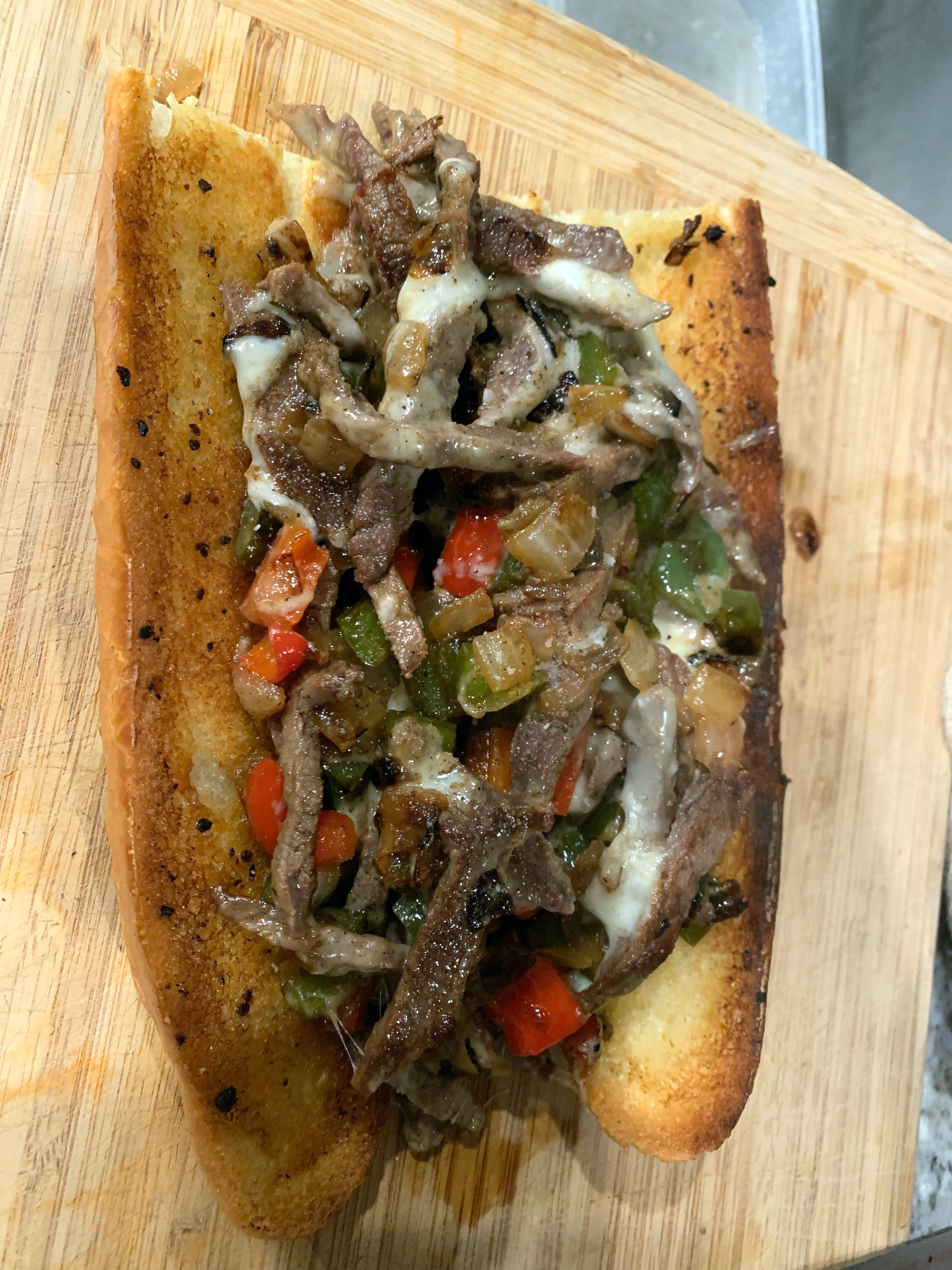 Homemade Cheese Steak